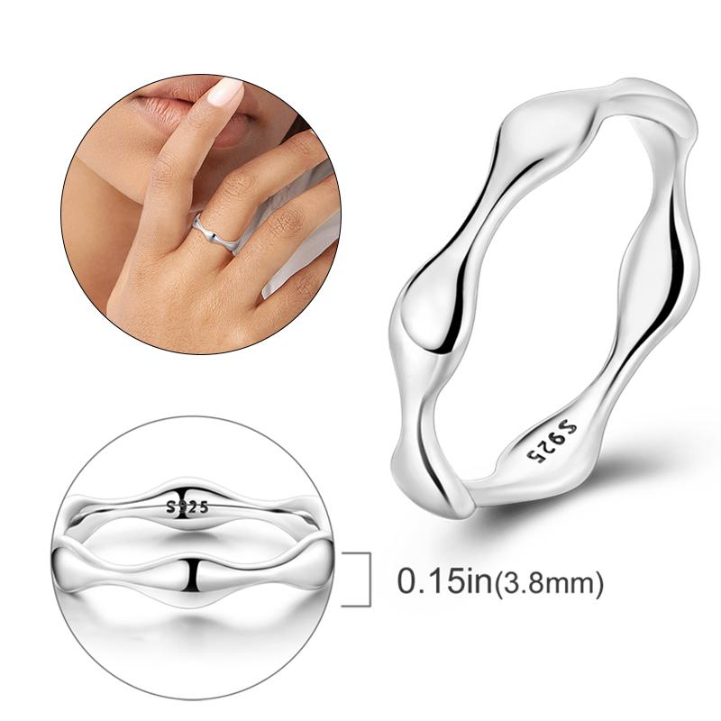 New Authentic Rings Copper Popular Fashion Vintage Stackable Ring Ideal For Women Copper Wedding Ring Jewellery Gift