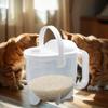 Portable Rice Strainer With Handle Rice Wash Strainer Bowl With Lid Convenient Multifunctional Kitchen Items For Grain Beans