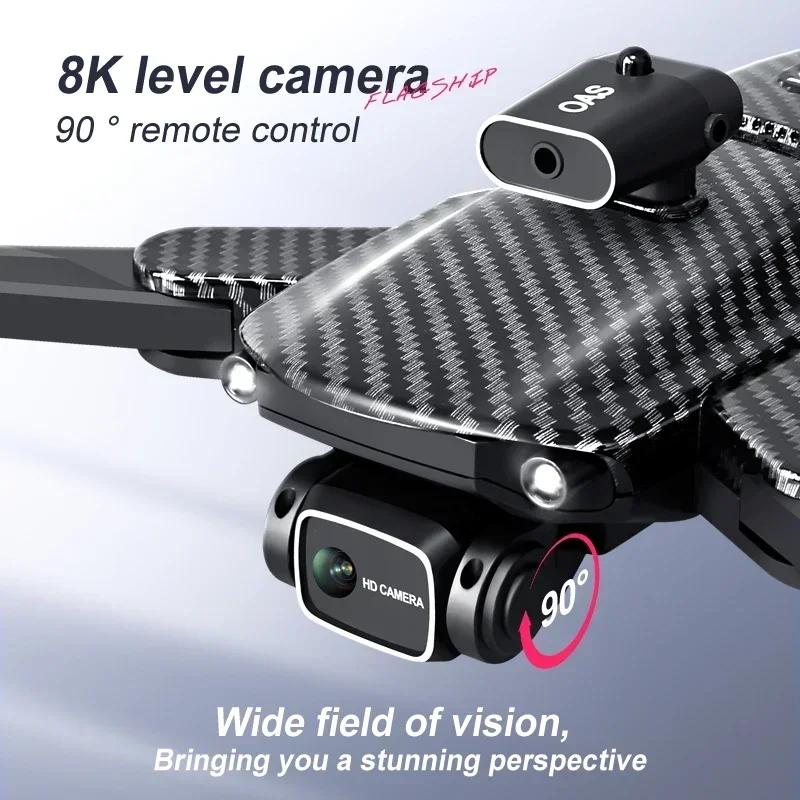 K611 PRO Brushless GPS Laser Obstacle Avoidance 4K-8K Dual-camera Aircraft Toy Helicopter Drone Profissional