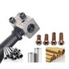 Herramienta de Doble Abocardado de 3/16 pulg. Herramienta Manual de Metal de Doble Abocardado para Línea de Freno de Motocicleta Automotriz Camión
