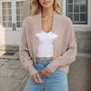 Women's Fashion Casual Comfortable Solid Color Cardigan Jacket