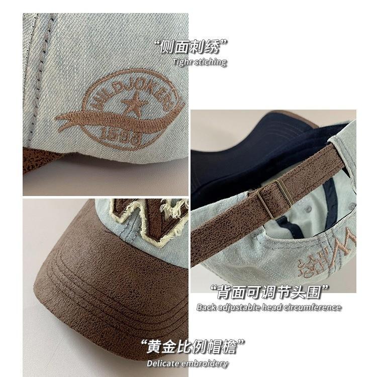 Embroidered Retro W Cap For Women And Men Adjustable Fit Perfect For Spring