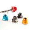 Aluminum Alloy Bicycle Wheel Quick Release Axle Track Nuts Anti-Slip Quick Release M5 Wheel Screw Bicycle Hub