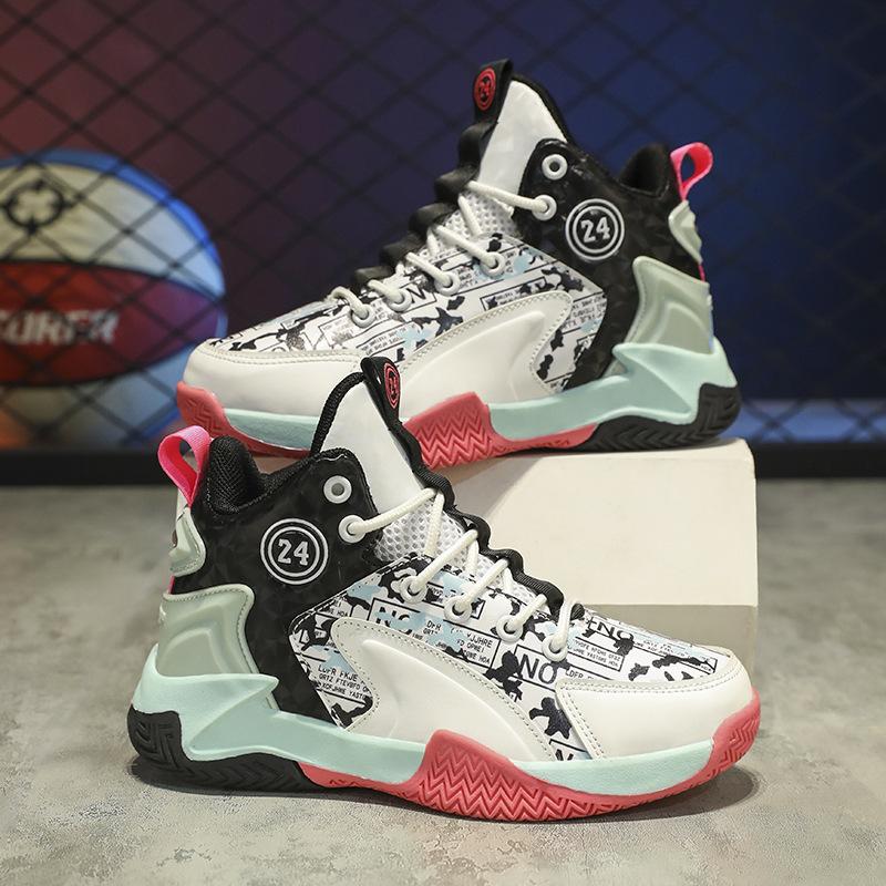 Boys Basketball Shoes Casual Children's Training Sneakers Sports Running Shoes Breathable Antislip Kids Shoe Footwear