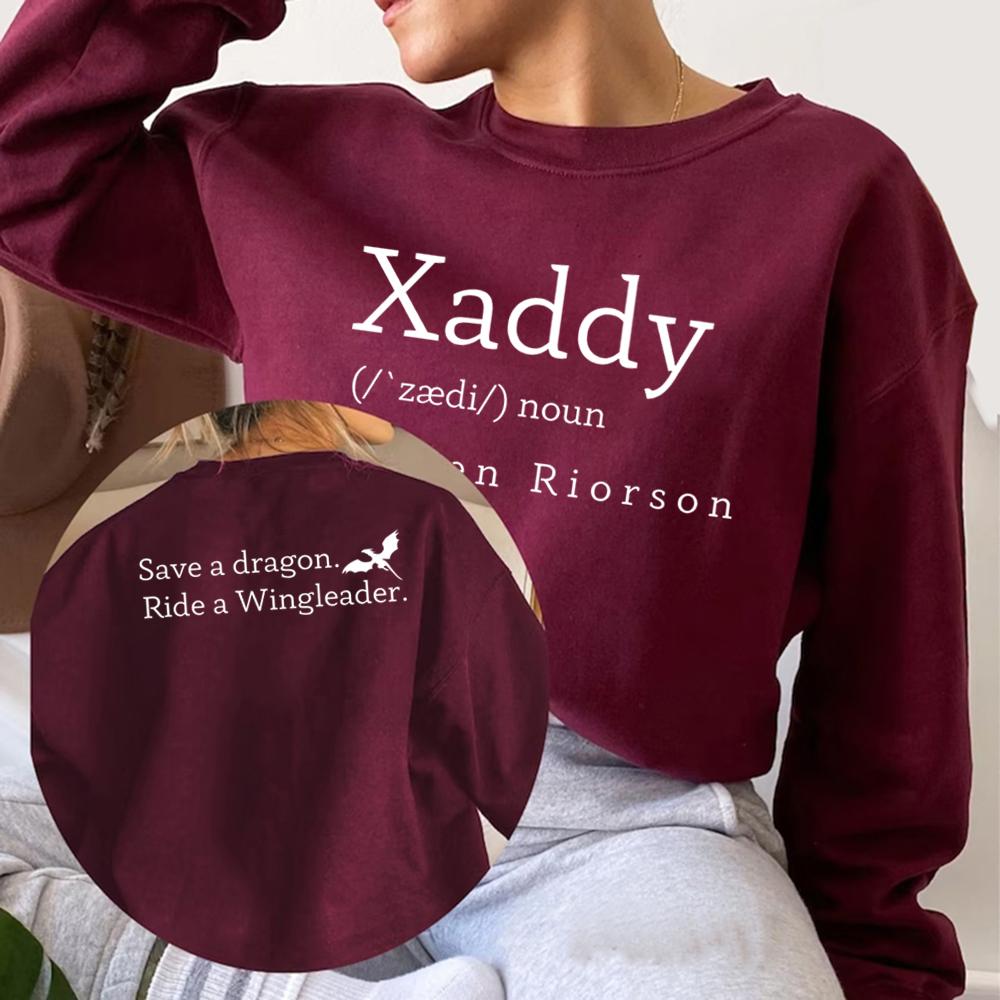 

Рубашка Xaddy Толстовка Xaden Fourth Wing Iron Flame Свитер Xaden Basgiath War College Унисекс Толстовка Rider Hoodie Уличная одежда XXXL бордовый