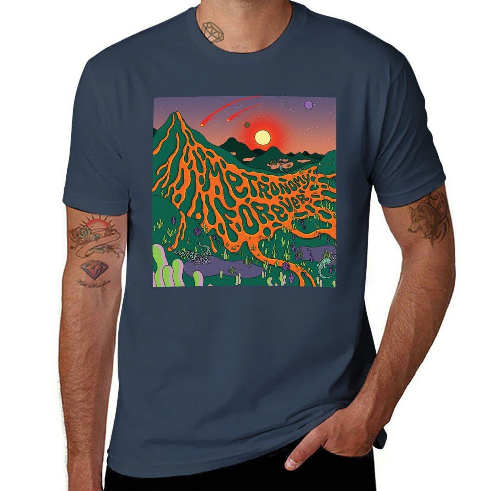Orange Metromini Tshirt Casual All Match Tee Shirt For Unisex S