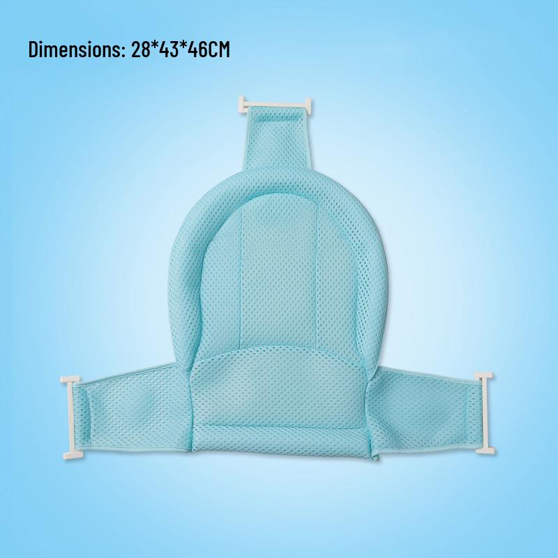 Non-Slip Baby Bath Mat with Floating Support for Newborns and Children