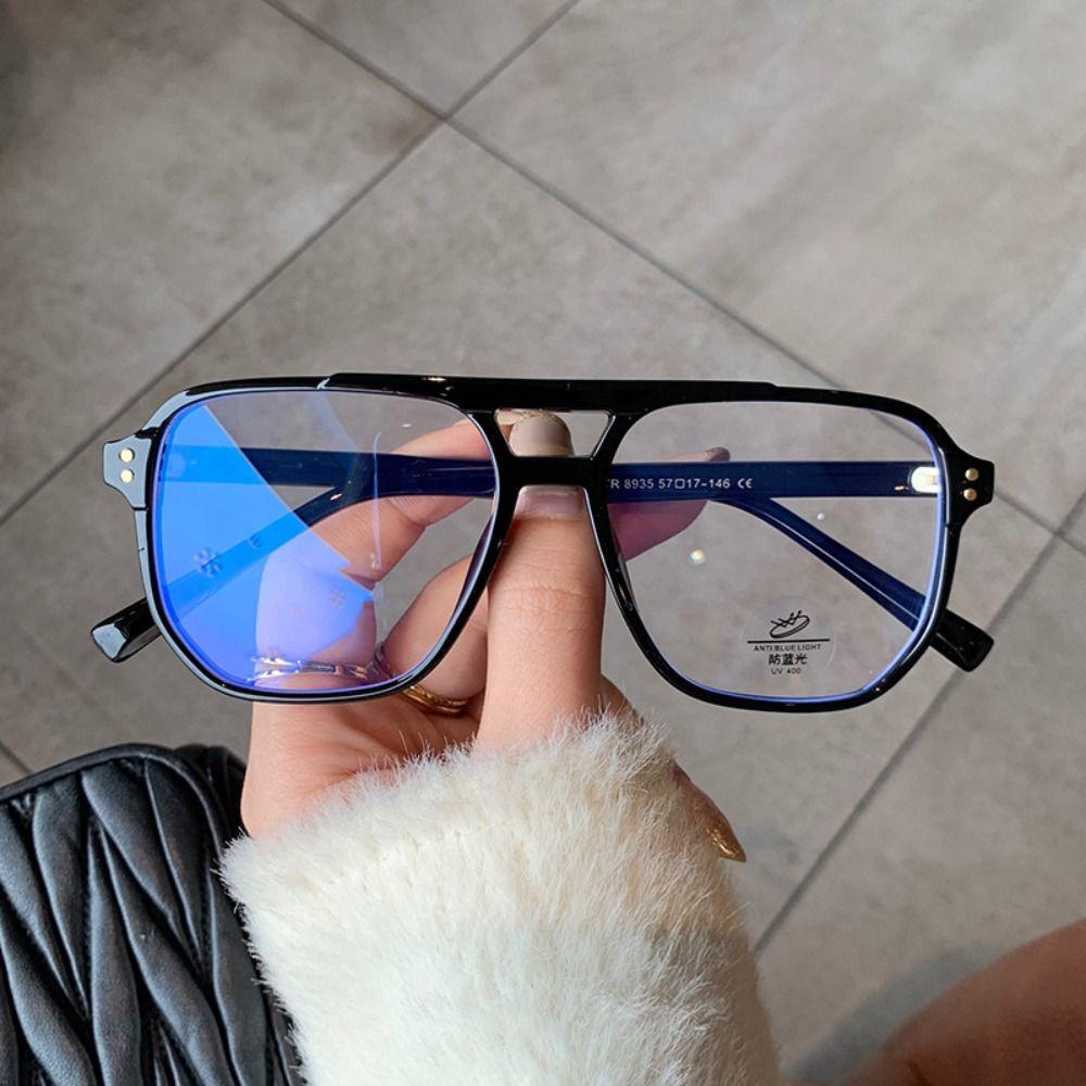 Fashion Computer Glasses Retro Square Eyeglasses 2024 Anti Blue Light Glasses