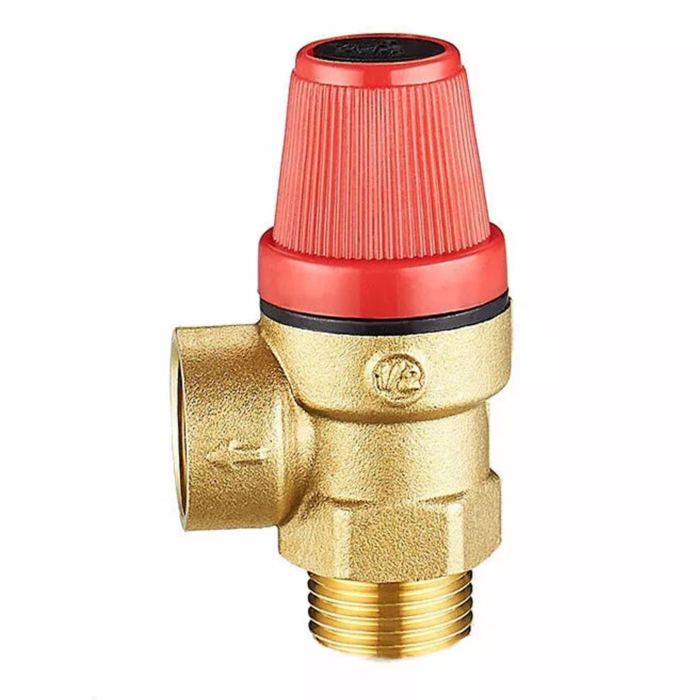Quick and Easy Installation of Brass Safety Valve Drain Relief Switch for Solar Water Heater Inner & Outer Wire