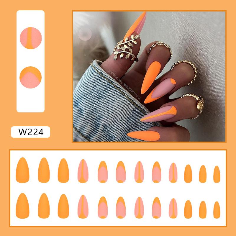 Wear Armor 24 Pieces Combination 00 Nail Art Pieces European and American Style Press On Nails