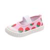 Children's canvas shoes spring and summer new non-slip soft-soled kindergarten little white shoes for men and women the same light and shallow 