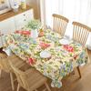 Floral Tablecloth Rectangular Little Fresh Aesthetic Decor For Kitchen Dining Room Picnic Travel Party