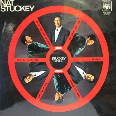 LP Record NAT STUCKEY - Country Favorites - Stuckey Style MALS1354 Marble Arch 1970 UK Folk Used