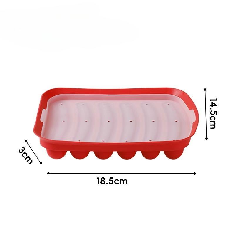 Silicone Sausage Mold Easy Release Household Hot Dog Ham Sausage Baking Tool Baby Food Supplement Maker