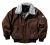 TORA Pilot Jumper Removable Fleece [Toraichi] (2530 Series, Collar) 127-2530-124 (LL, 72-Tobi Brown)