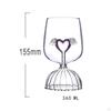 Creative Champagne Goblet Transparent Glasses Cup for Home Use Birthday Celebrations Wedding
