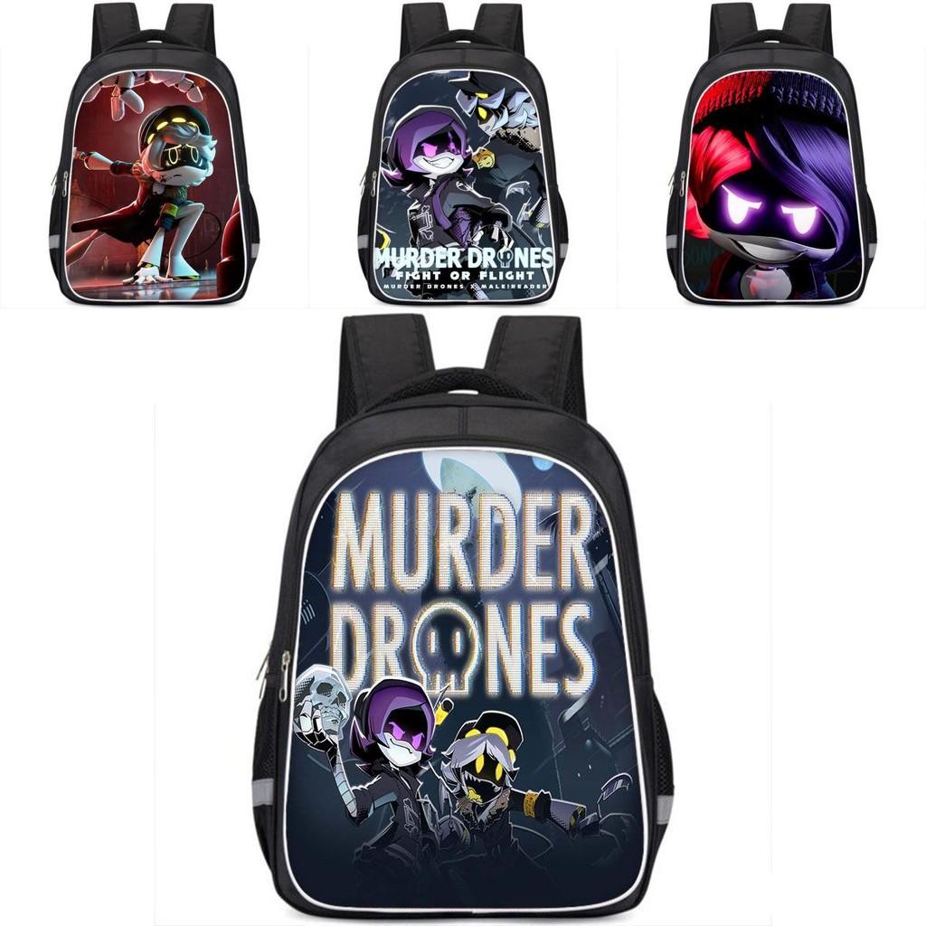 Durable Oxford Cloth Murder Drones Plush Backpack Large Capacity Anime Series