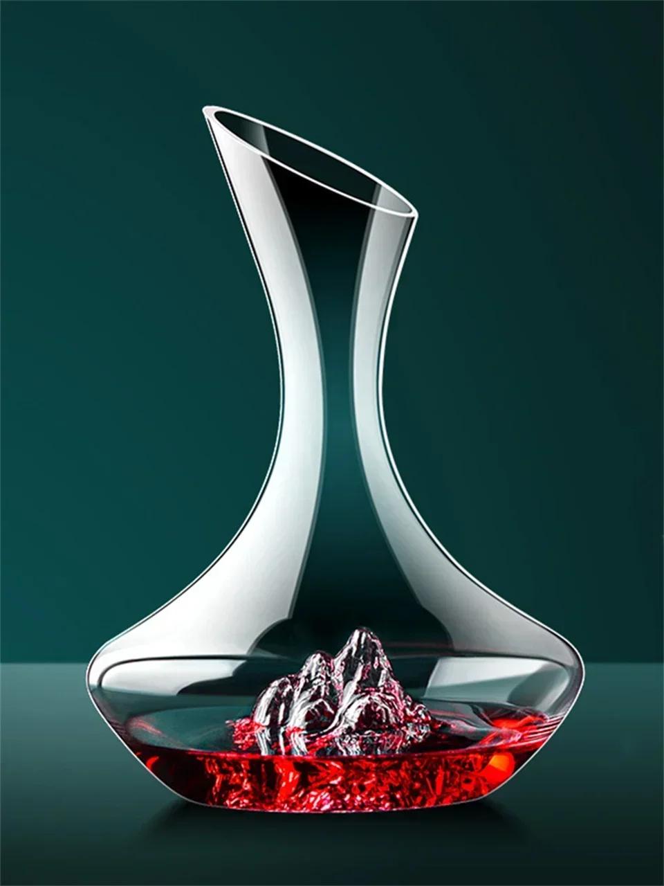 

Red Wine Decanter Crystal Glass Reds Wines Whiskey Wines Wine Quick Waterfall Iceberg Dispenser Red Wines Kettle