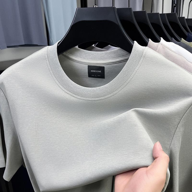 Men's Premium Casual Embroidered Short-Sleeve T-shirt