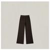 Autumn/Winter Retro V-neck Knit Set: Casual Top & Drapey Wide-Leg Pants Two-Piece