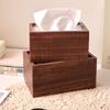 Solid Wood Chinese Retro Tissue Box Creative Living Room Paper Box Dining Table Coffee Table Storage Solid Wood Paper Box