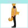 Unisex Sea Horse Cosplay Outfit With Soft Foam And Polyester For Halloween And Cosplay Events
