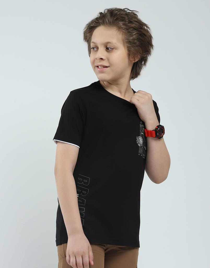 MONTE CARLO Camiseta Estampada de Gola Redonda para Meninos