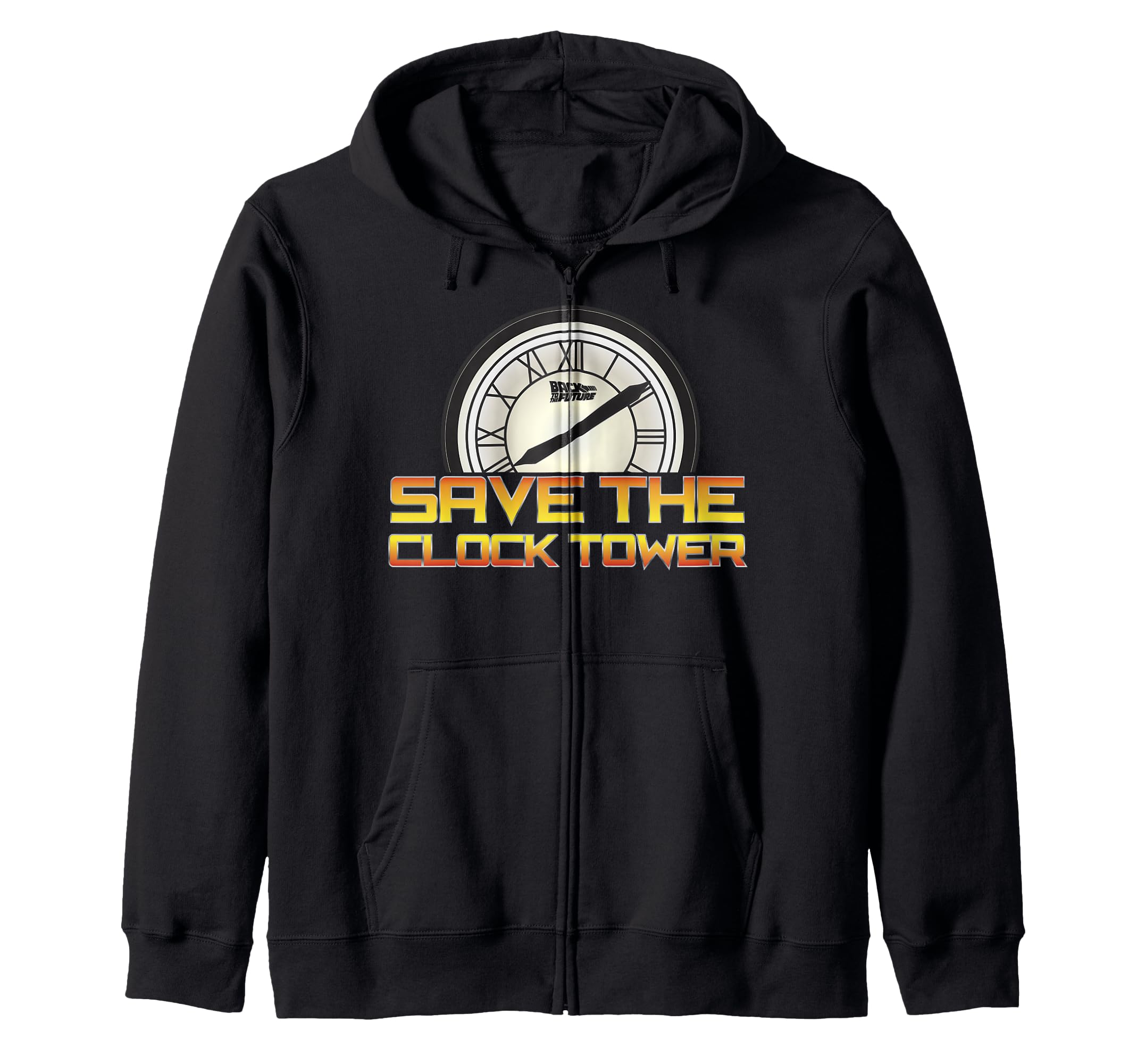 

Back to the Future Save the Clock Tower Zip Hoodie