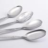 Stainless Steel Long-Handled Colander Spoon - Western Tableware for Hotels and Large Food Portions
