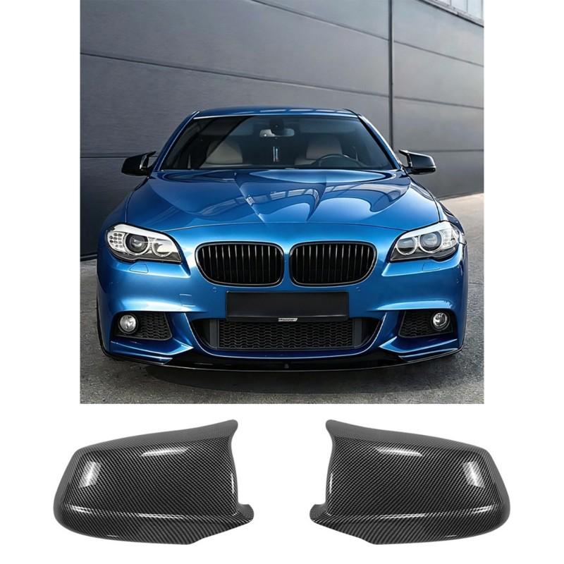 Versatile Side Mirror Cap Carbon Fiber Replacement Shell For BMW 5 Seires Series F10 F11 2011-2014 Car Rearview Mirror Cover