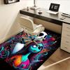 Office Rug Jack Skellington, Sally Theme 3D Printed Anti-Slip Rug-Machine Washable for Living Room