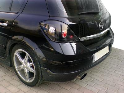 Jupe arrière inférieure HB (pour la peinture) Pour Opel Astra H 2004-2013