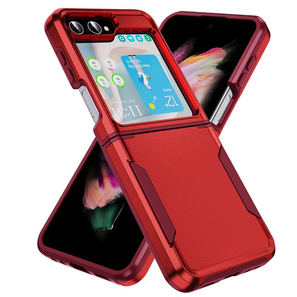 3 In 1 Hybrid Armor Shockproof Phone Case For Samsung Galaxy  Z Flip 6 Z Flip 4 5g Z Flip 5  Z Fold 4 5  Silicone Heavy Duty Protection Back Cover