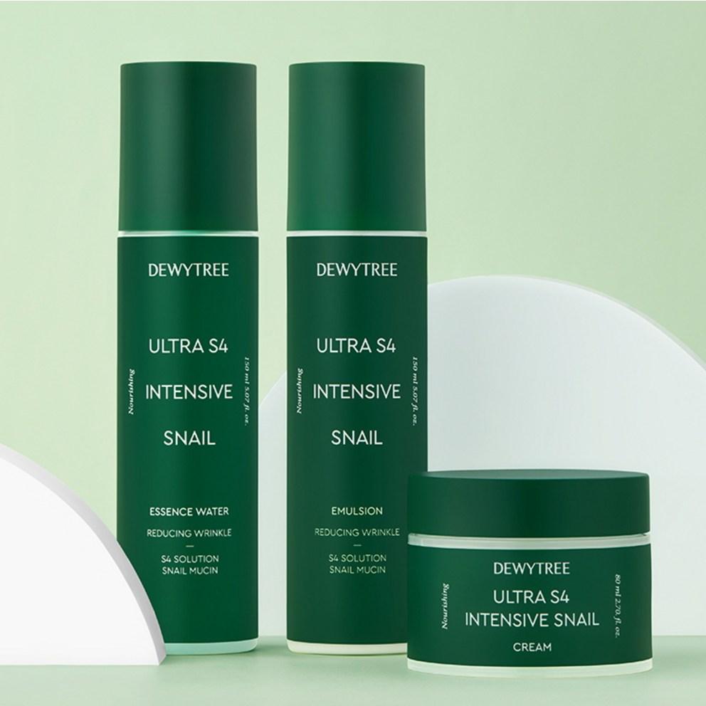 DEWYTREE Ultra S4 Intensive Snail Essence Water 150ml + Emulsion 150ml