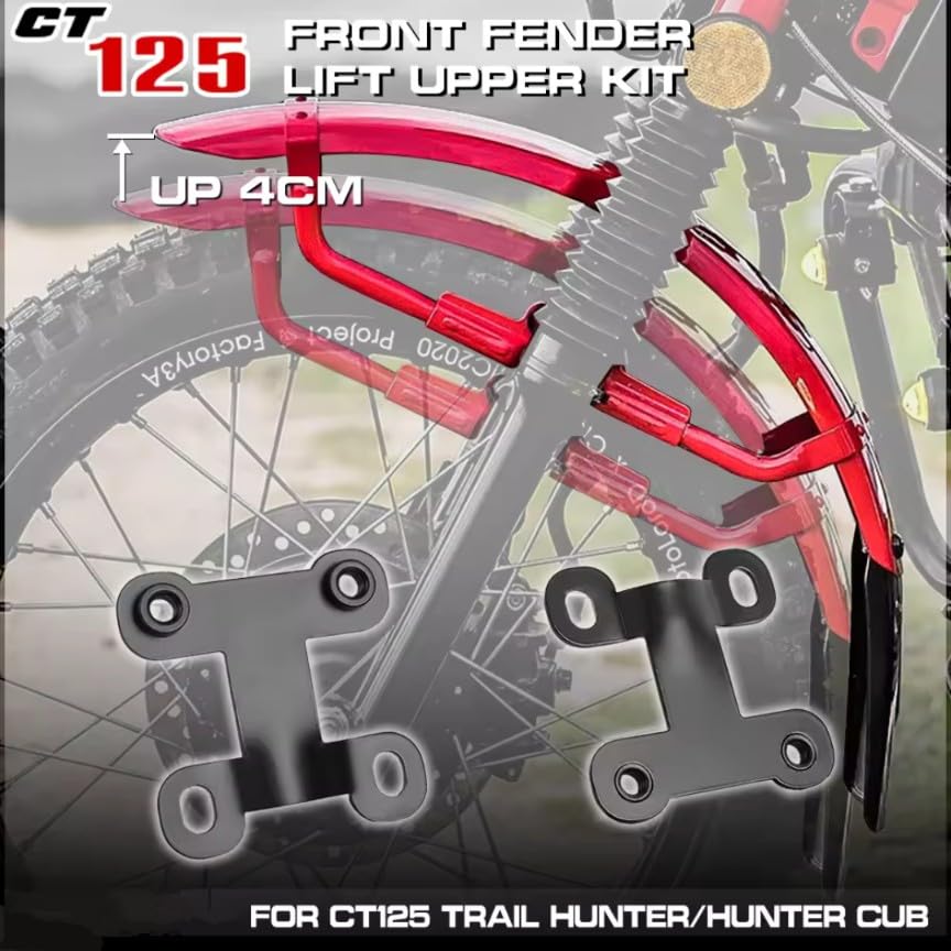 [GOLDFAUST] CT125 Hunter Cub Fender Lift Kit, Front Lift Up 4cm, Custom Parts, Dress-Up Parts