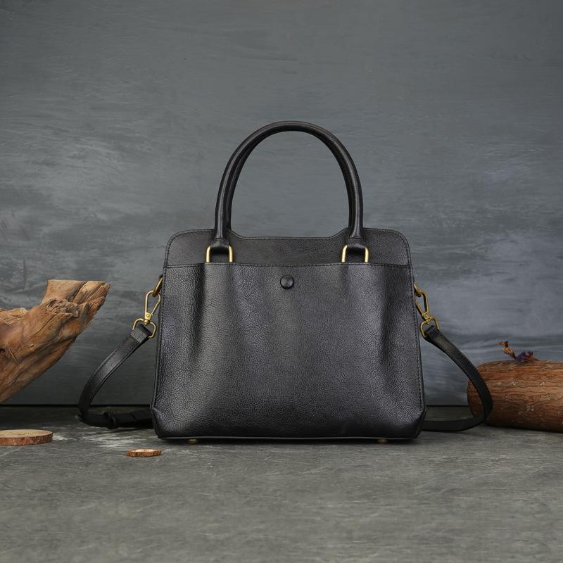 

Johnature Genuine Leather Women s Bag Large Capacity Office Commuting Handbag High-end Versatile Crossbody Tote Bag