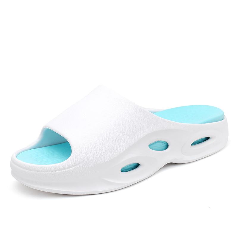 Mode Neue Sommer Herren Massage Hausschuhe Seiten Indoor Outdoor Sandalen Strand Freizeitschuhe Weiche Sohle Pantoletten Herren Flip-Flops Herren Sandalen