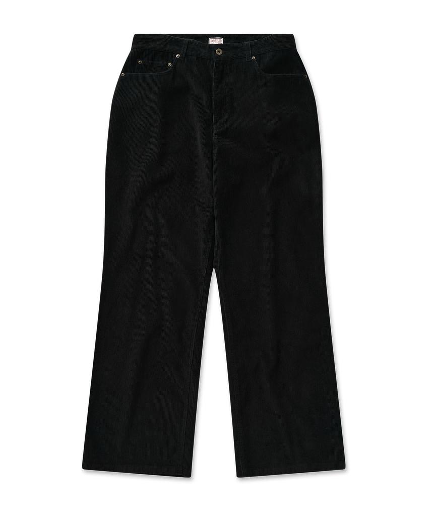 Pilpeu Gewaschener Cord-Schlaghose 5(Schwarz)