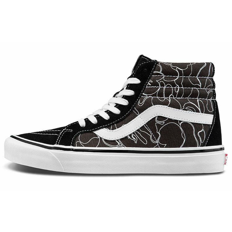 

Кроссовки унисекс Vans BAPE x Sk8-Hi 38 DX Lined Camo, черные VN0A38GF7BG 35