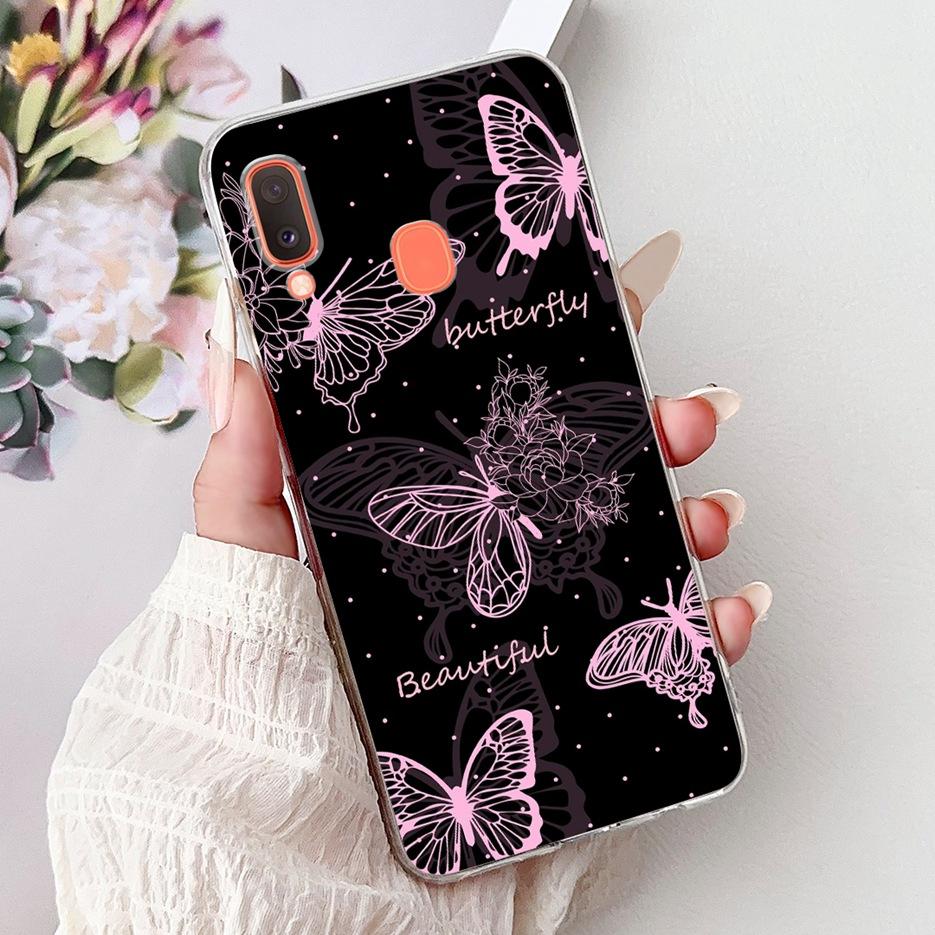 For Samsung Galaxy A20e Case SM-A202F Popular Fashion Painted Cover Soft Silicone Phone Case For Samsung A20e A202F Fundas Coque