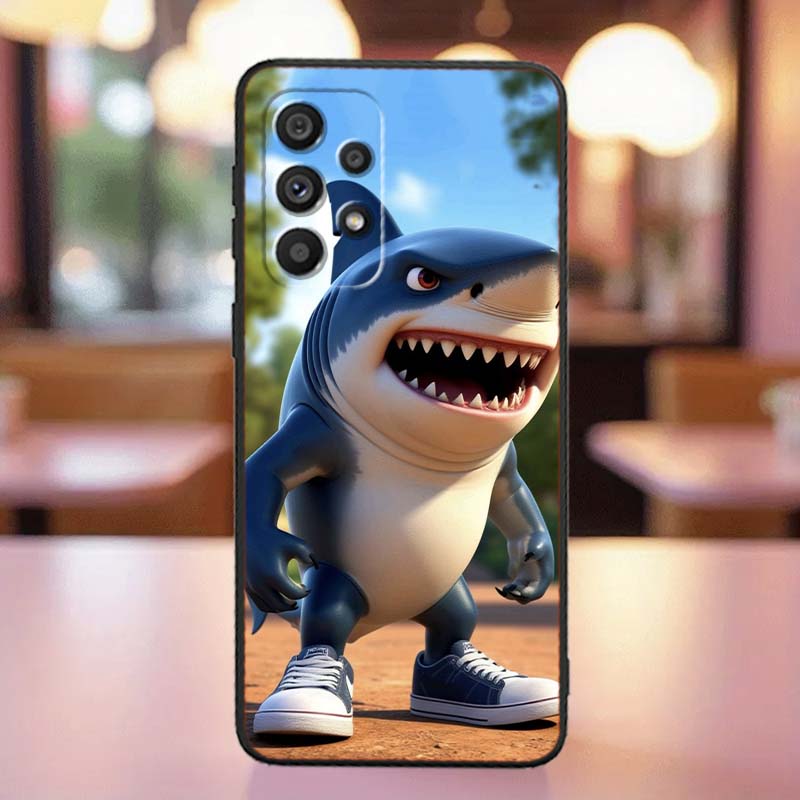 Tung Tung Sahur Anime Art For Samsung A41 A35 A34 A33 A32 A25 A24 A23 A21s A06 A05 A04 A03 Note 10 20 Ultra 5G Black Case