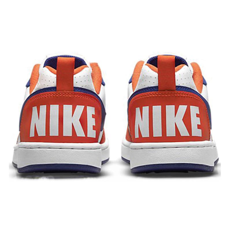 Nike Court Borough Low 'White Blue Orange' GS Sneakers DN4245-141