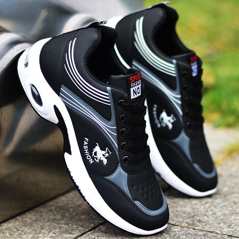 Men's 2024 White Leather Sneakers: Stylish, Casual Shoes for Teens and Students