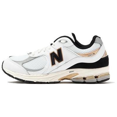 New Balance Sneakers Unisex 2002R Bianco Nero Oro Metallico M2002RPN