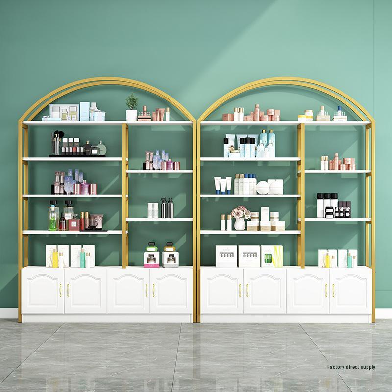 Beauty Salon Display Cabinet and Shelves for Cosmetics