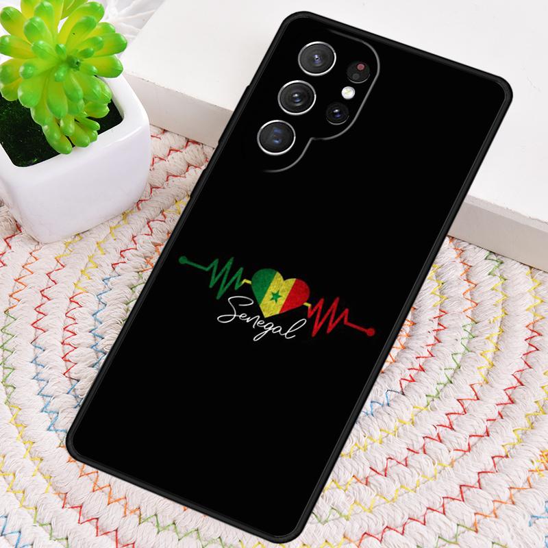Senegal Flagge TPU Handyhülle Für Samsung Galaxy note 10 pro S26 S25 S24 S23 S22 Ultra Plus S21 FE S20 Stoßfeste Hülle