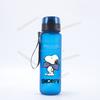 650ml Animation Snoopys Children Water Bottle Boy Girl Outside-Use Sport Straw Mug Animation Design Kids Drink Bottle Leak Proof Polymer Material Jugs