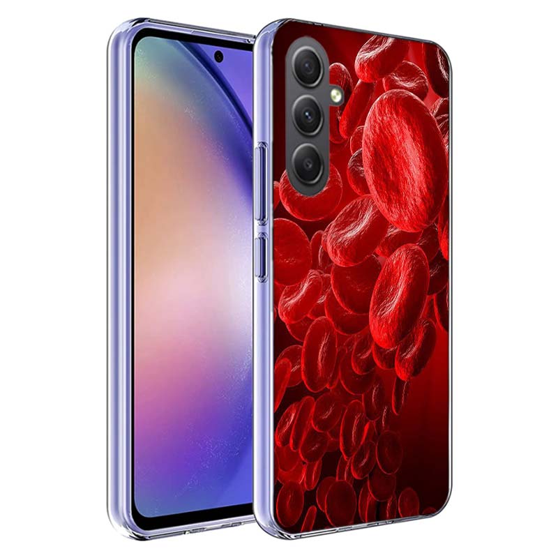 Blood Platelets Under Microscope Phone Case for Samsung A17 A37 A57 A07 A16 A26 A36 A56 A06 A02S A12 A22 A32 A52S A04S A14 A24 A