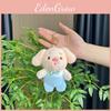 Cute Fun And Plush Pig Keyring With Short Plush Texture Available In Light Green Blue And Pink Colors