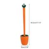 Toilet Brush Lavatory Brush Carrot Toilet Brush Holder Set No Drill Innovative Durable Bathroom Cleaning Brush